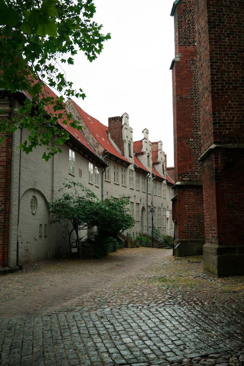 Restored courtyard